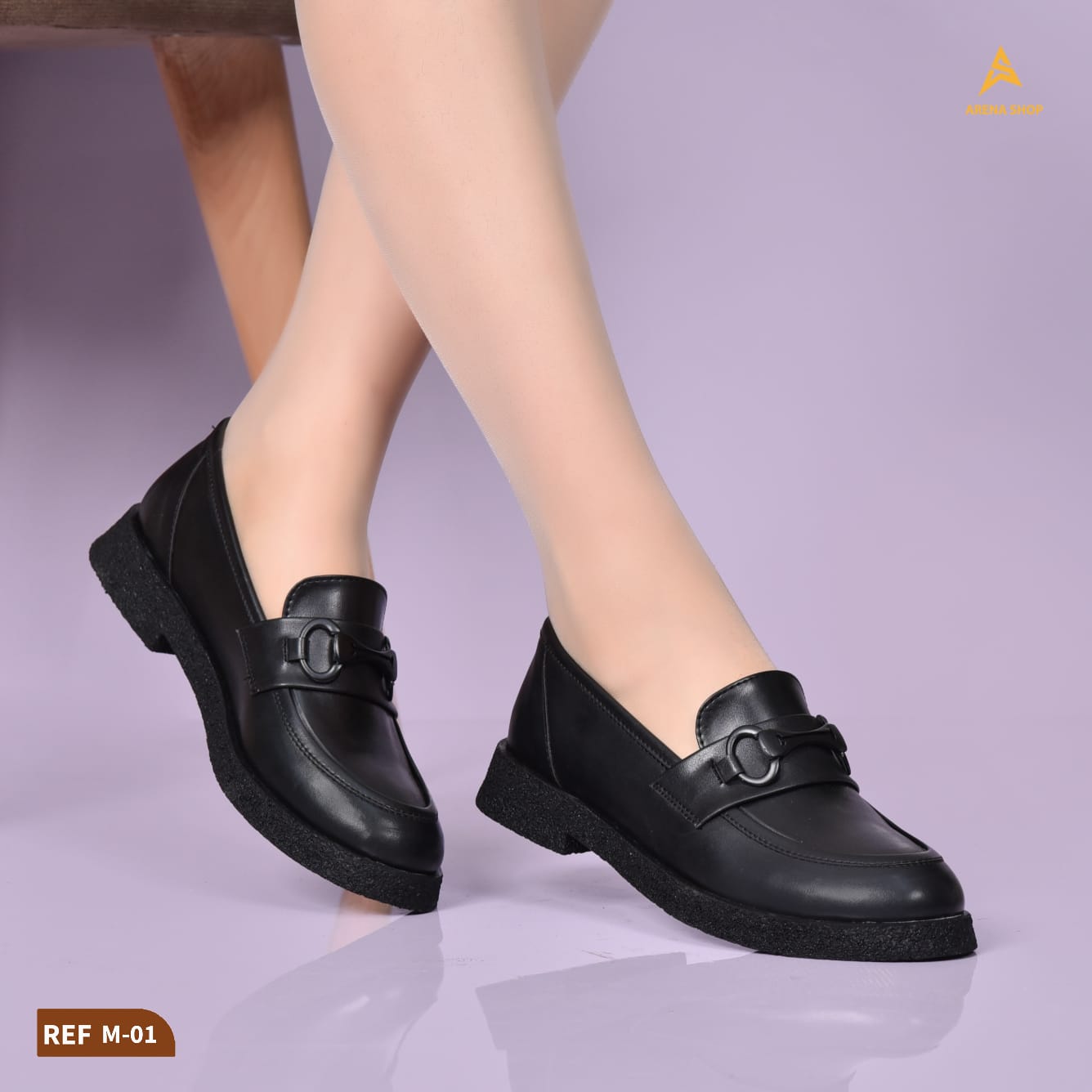 Mocassins Classiques chics NOIR-P-41
